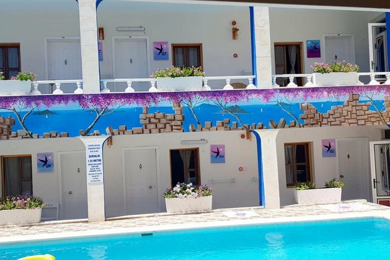 Hakan Hotel Bitez Bagian luar foto